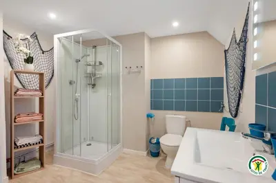 Salle de bains dans l'établissement Gîte Gîtes de France® - La Buanderie