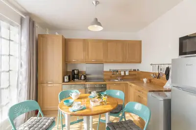 Cuisine ou kitchenette dans l'établissement Gîte Gîtes de France® - L'Evasion