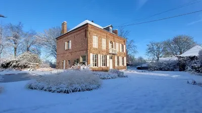 L'établissement La Charmeraie d'Aumâtre en hiver