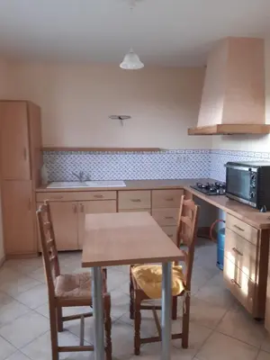 Cuisine ou kitchenette dans l'établissement Gite du Clos Cadoux