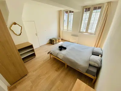 Un ou plusieurs lits dans un hébergement de l'établissement Rouen Intime - Cocon rénové en Hypercentre - 256