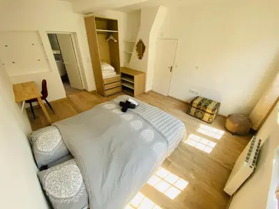 Un ou plusieurs lits dans un hébergement de l'établissement Rouen Intime - Cocon rénové en Hypercentre - 256