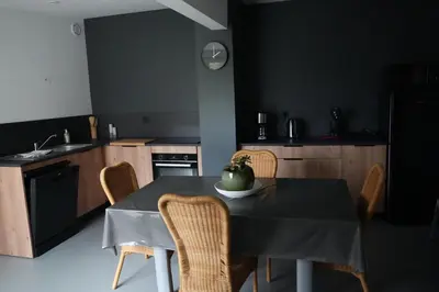 Cuisine ou kitchenette dans l'établissement Chez Rachel
