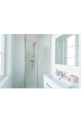 Salle de bains dans l'établissement Studio lumineux, cosy et bien équipé