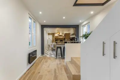Cuisine ou kitchenette dans l'établissement Aux Magnolias - Maison pour 6p