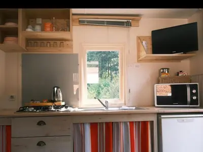 Plan de l'établissement Roulotte avec Terrasse - Hébergement Insolite 2 Pers - API-1-52-1730