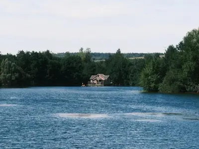 Paysage naturel près de le camping