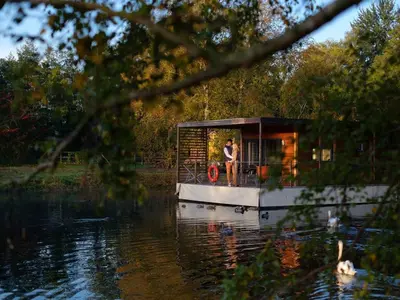Vue sur la rivière ou le fleuve situé(e) à proximité de le camping