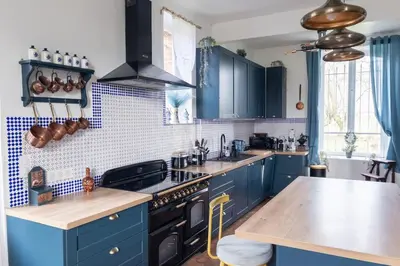 Cuisine ou kitchenette dans l'établissement Villa la Gloriette - Collection Idylliq