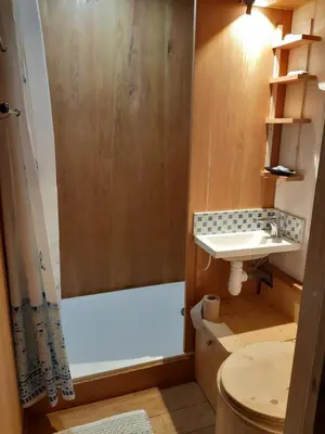 Salle de bains dans l'établissement Studio du Clos Cadoux