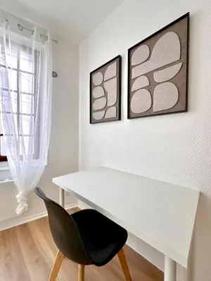 Plan de l'établissement Le Clocher - 1 Chambre - Wifi