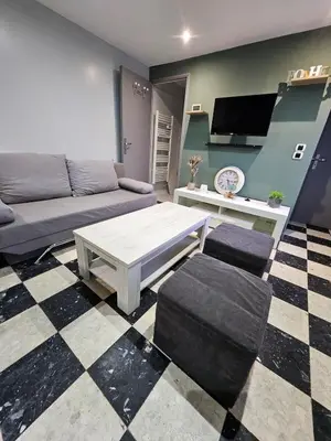 Télévision ou salle de divertissement dans l'établissement Gite 2-4 personnes