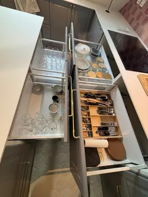 Cuisine ou kitchenette dans l'établissement Duplex Spacieux et Lumineux au cœur de Dieppe