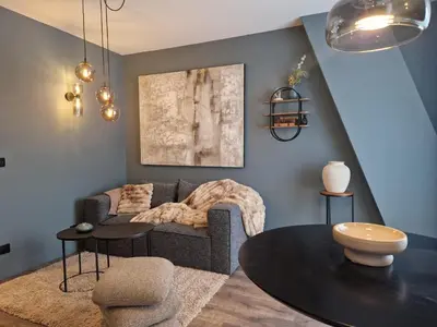 Coin salon dans l'établissement Maison Kolsaas