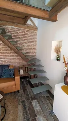 Coin salon dans l'établissement Maison Nymphéas