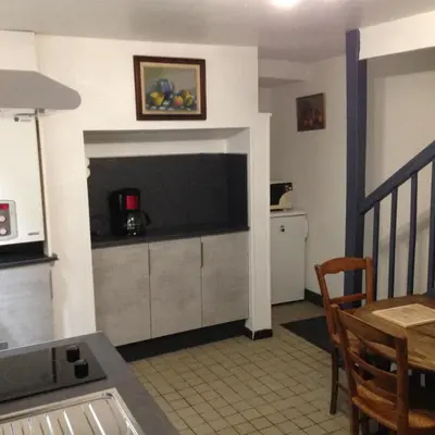 Cuisine ou kitchenette dans l'établissement LES OISEAUX (L'HIRONDELLE)
