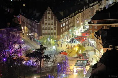 Vue générale sur Amiens ou vue de la ville depuis l'appartement