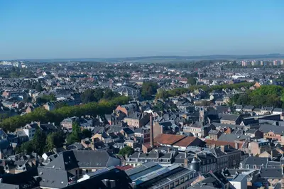 Vue générale sur Amiens ou vue de la ville depuis l'appartement