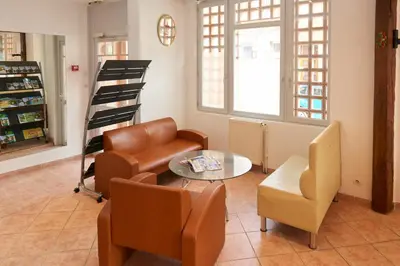 Coin salon dans l'établissement chambres d'hotes du colvert
