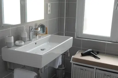 Salle de bains dans l'établissement Au Coeur De Beauvais