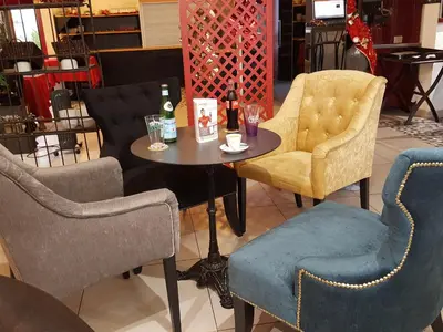 Coin salon dans l'établissement Hôtel Eclipse