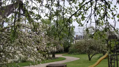 Jardin de l'établissement La Maison du Verger