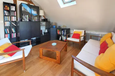 Coin salon dans l'établissement Au Moulin de l'Andelle