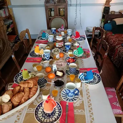 Nourriture dans la maison d'hôtes ou à proximité