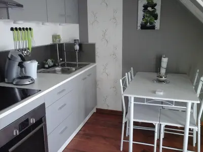 Cuisine ou kitchenette dans l'établissement Chez Marcelline