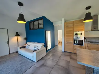 Cuisine ou kitchenette dans l'établissement Balcons sur Seine - Vernon Giverny