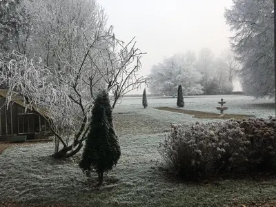 L'établissement Pavillon Grosfy en hiver