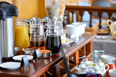 Nourriture dans l'hôtel ou à proximité