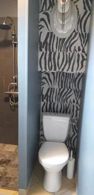 Salle de bains dans l'établissement gite l oree de la foret