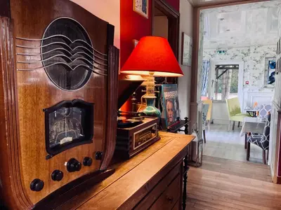 Cuisine ou kitchenette dans l'établissement Château Corneille