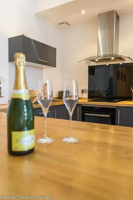 Boissons dans l'établissement Charming Haussmannien 50m2 - city center