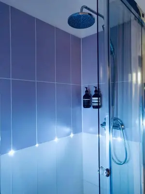 Salle de bains dans l'établissement Le 3 fuscien
