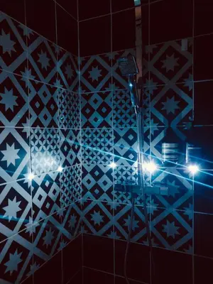 Salle de bains dans l'établissement Le 3 fuscien