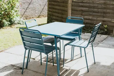 Plan de l'établissement Appartement deux pièces bord de mer avec jardin