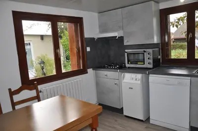 Cuisine ou kitchenette dans l'établissement Carpe Diem 76