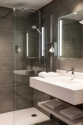 Salle de bains dans l'établissement Mercure Beauvais Centre Cathédrale