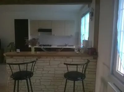 Cuisine ou kitchenette dans l'établissement Gite a la Ferme - Baie de Somme