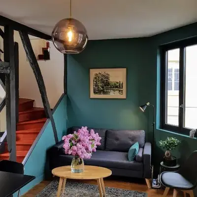 Appartement typique Rouen centre avec parking gratuit