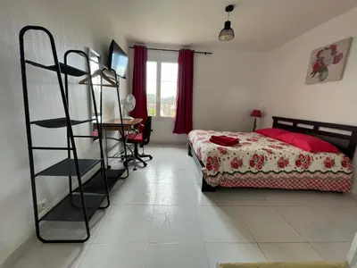 Un ou plusieurs lits dans un hébergement de l'établissement Chambre d'hôte