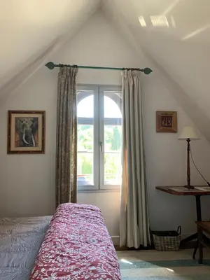 Un ou plusieurs lits dans un hébergement de l'établissement Chambres d'Hôtes Villa Mon Repos