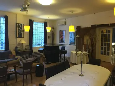 Coin salon dans l'établissement Clos de Royaucourt