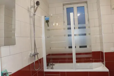Salle de bains dans l'établissement Hameau des Essarts