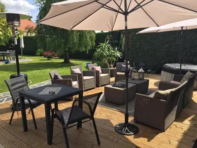 Jardin de l'établissement Les Chambres de Paule
