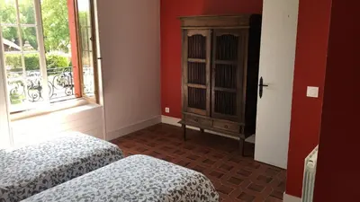 Un ou plusieurs lits dans un hébergement de l'établissement Chambres au Domaine de Seraincourt
