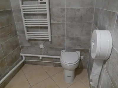 Salle de bains dans l'établissement Chambre d'hôtes Au Nid du Thil