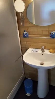 Salle de bains dans l'établissement Logement à la ferme